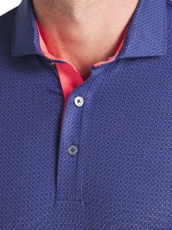 Puma MATTR Tile Polo - Blue Crystal/Deep Navy