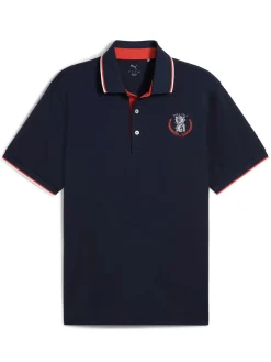 Puma Modalon Queen City Polo - Deep Navy/White Glow