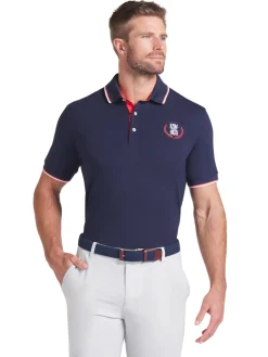 Puma Modalon Queen City Polo - Deep Navy/White Glow