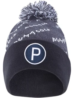 Puma P Removable Pom Beanie
