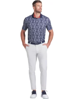 Puma Pique Royal Polo - Deep Navy/White Glow