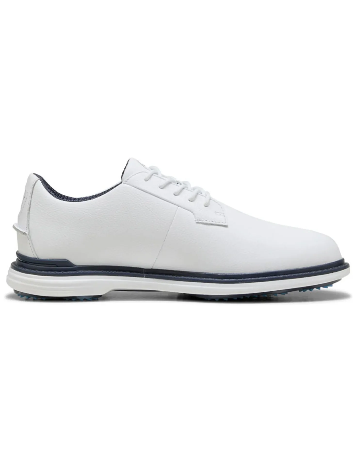 Puma Royale Golf Shoes - Puma White/Deep Navy/Team Light Blue