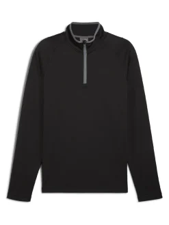 Puma Waffle Fleece 1/4-Zip - Puma Black