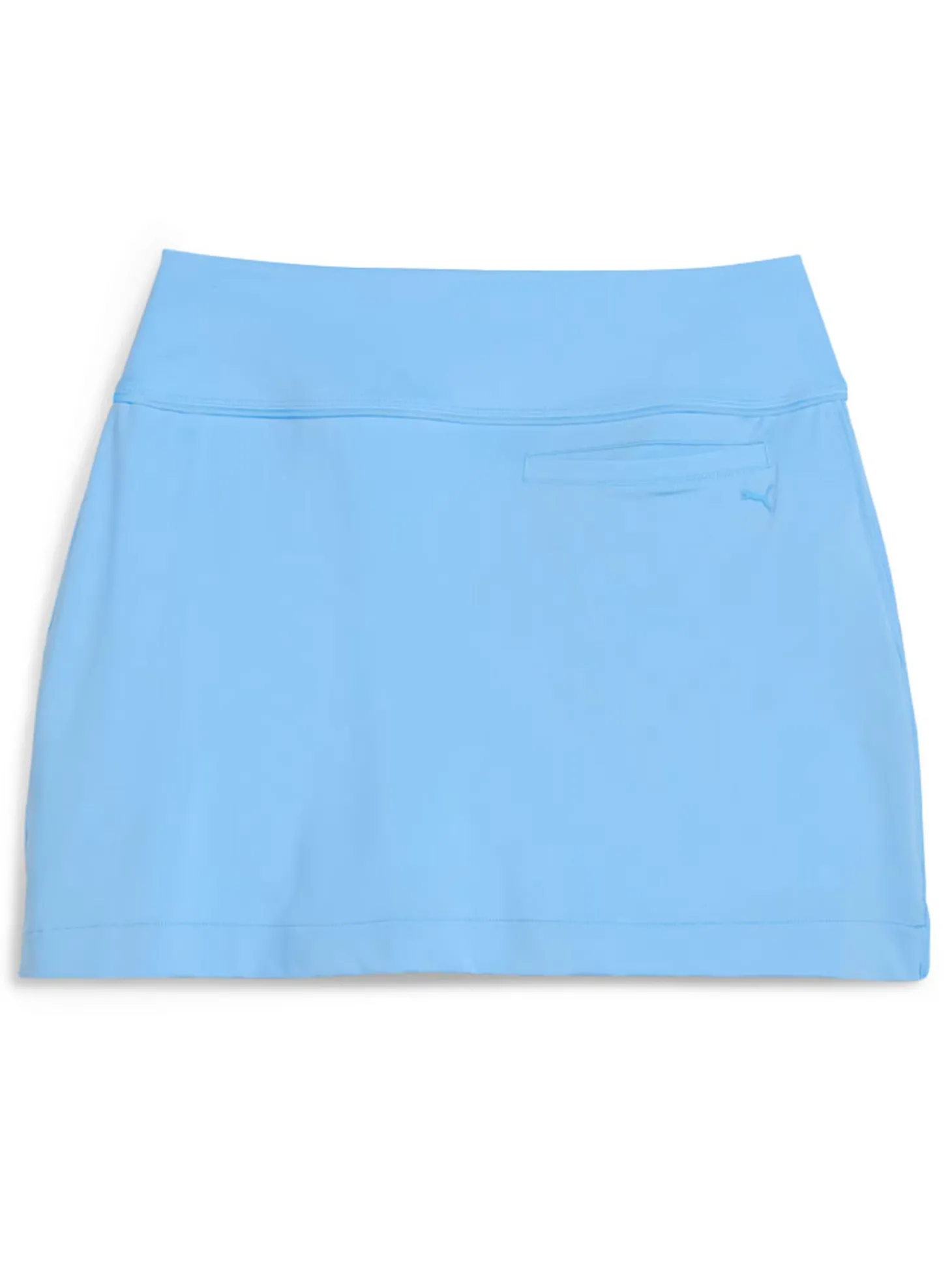 Puma Womens Blake Piped Knit 15.5" Golf Skort - Team Light Blue