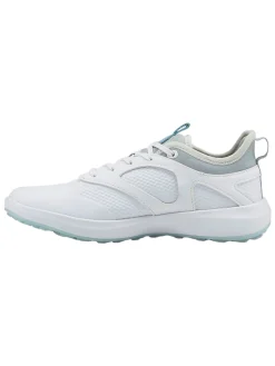 Puma Women's IGNITE Malibu Golf Shoes - Puma White/Puma Silver/Lucite