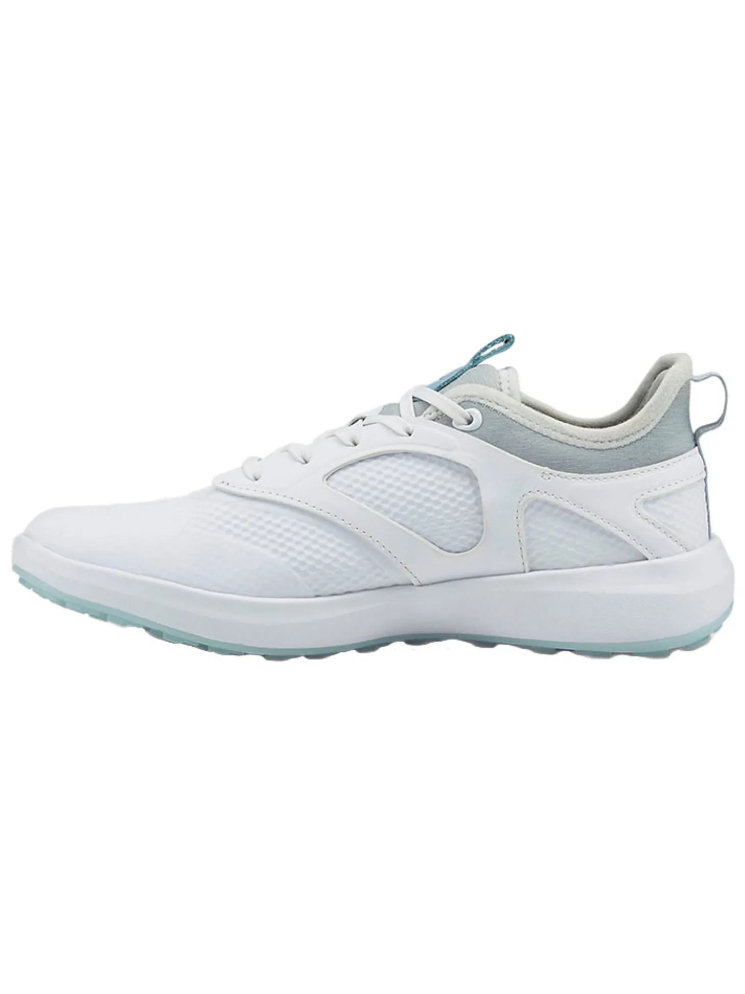 Puma Women's IGNITE Malibu Golf Shoes - Puma White/Puma Silver/Lucite