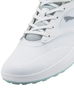 Puma Women's IGNITE Malibu Golf Shoes - Puma White/Puma Silver/Lucite