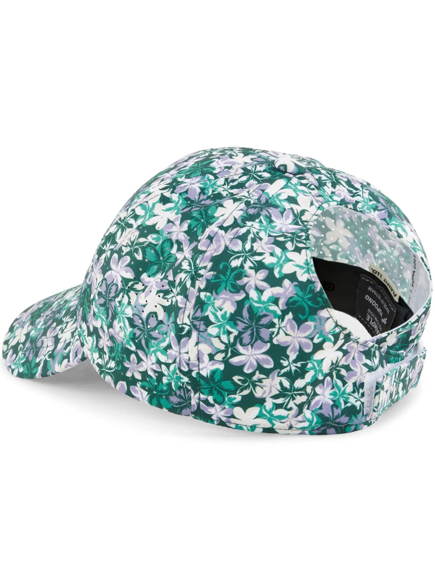 Puma Women's Lillie Ponytail Cap - Dark Myrtle/Jade Forest