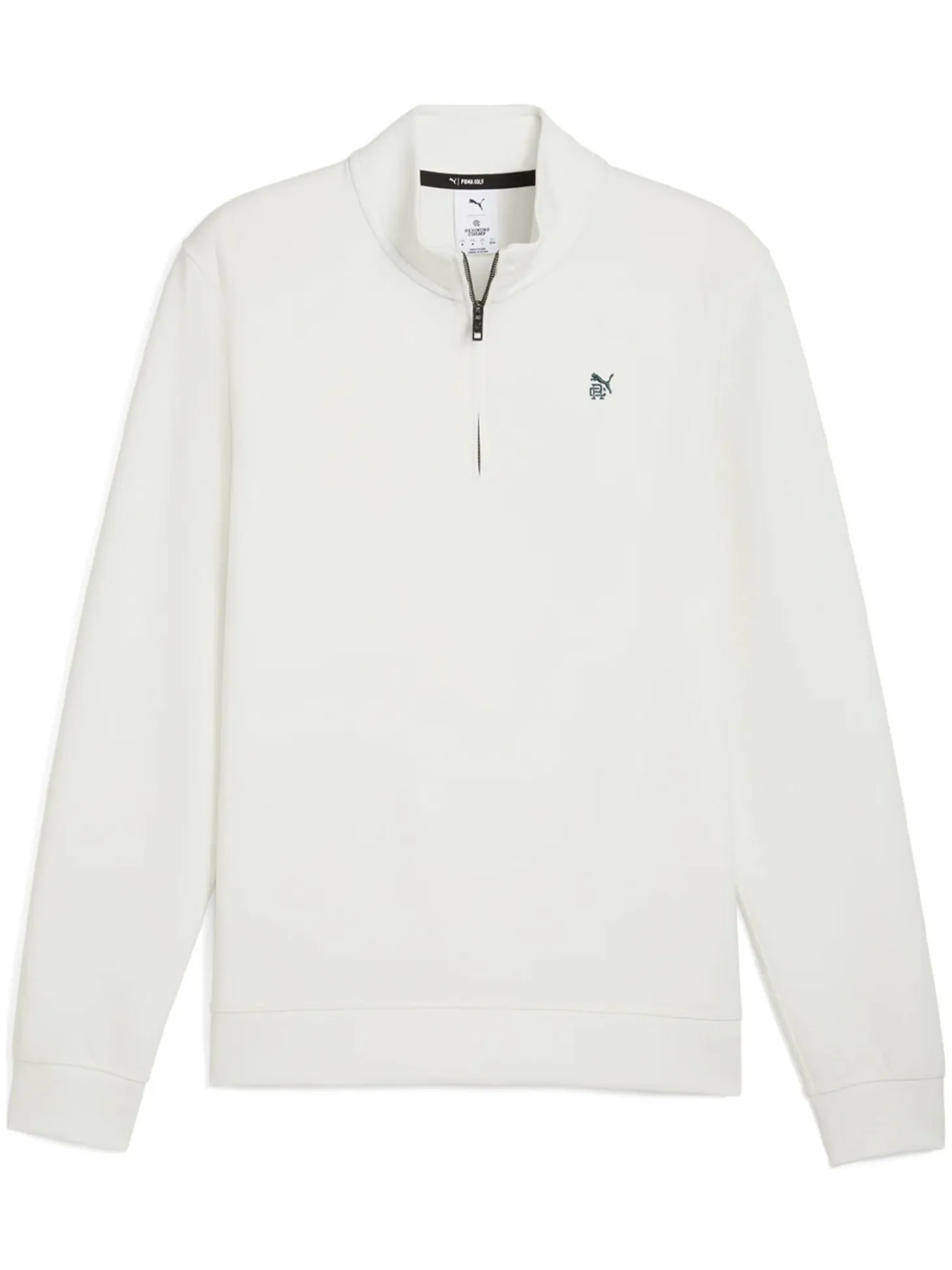 Puma x Reigning Champ CLOUDSPUN Fleece Golf 1/4 Zip - Warm White