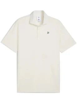 Puma x Reigning Champ MATTR Jacquard Golf Polo - Warm White