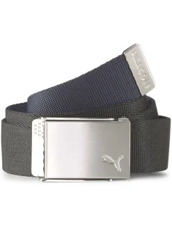 Puma Youth Reversible Web Belt - Navy Blazer