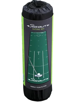 PuttOUT Pro Golf Putting Mat Green