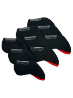 Redback Neoprene with Window Iron Covers - Black/Red