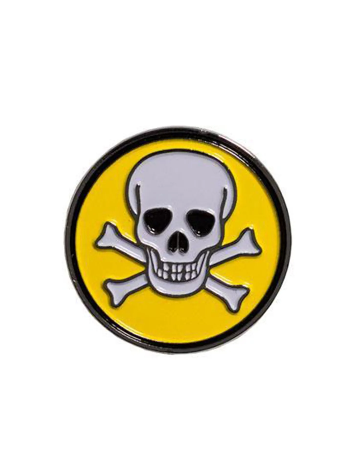 Redback Sport Ball Marker - Yellow Skull