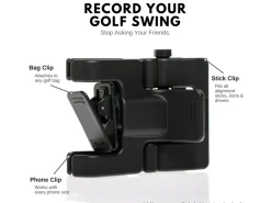 SelfieGOLF Mobile Phone Holder - Black