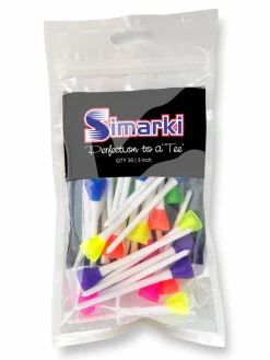 Simarki Golf Tees 30 Pack Mixed - 77mm