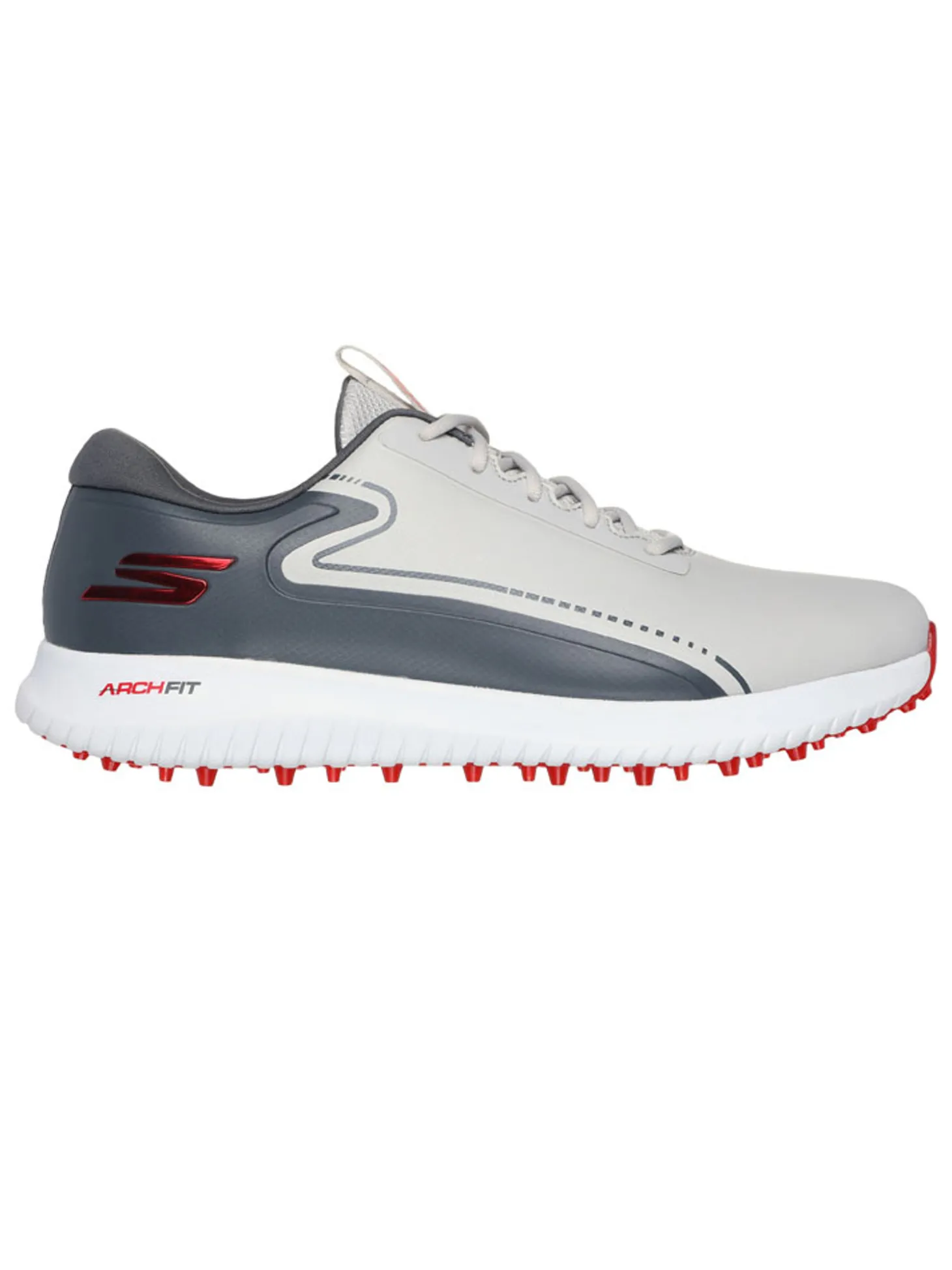 Skechers GO GOLF Max 3 (Extra Wide) Golf Shoes - Grey/Red