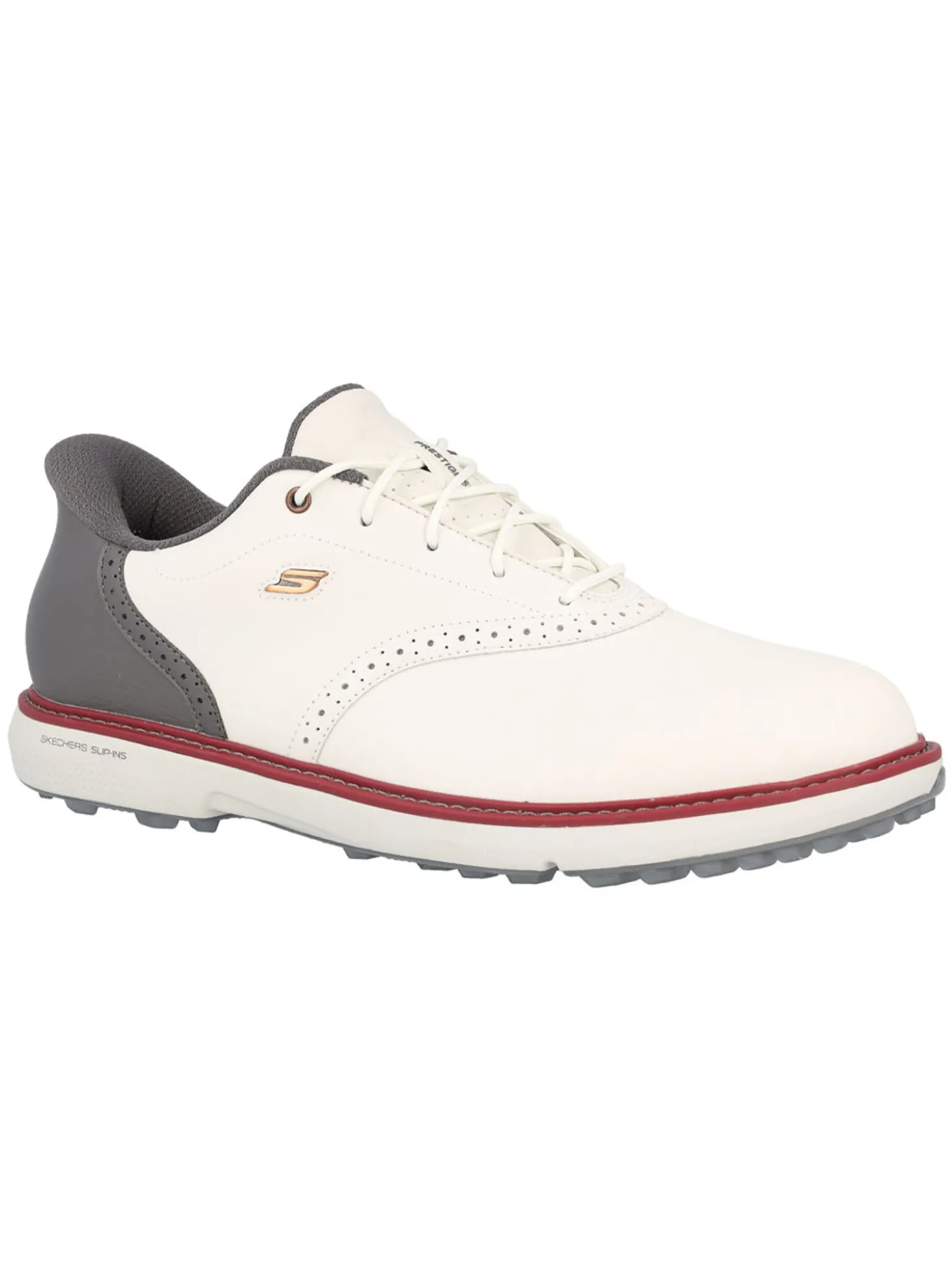 Skechers GO GOLF Prestige SL Slip 'Ins Golf Shoes - Natural Grey