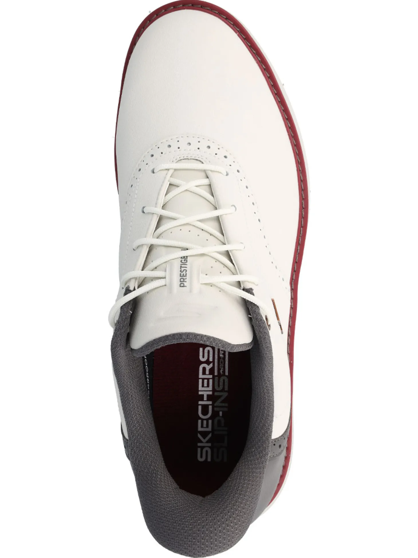 Skechers GO GOLF Prestige SL Slip 'Ins Golf Shoes - Natural Grey