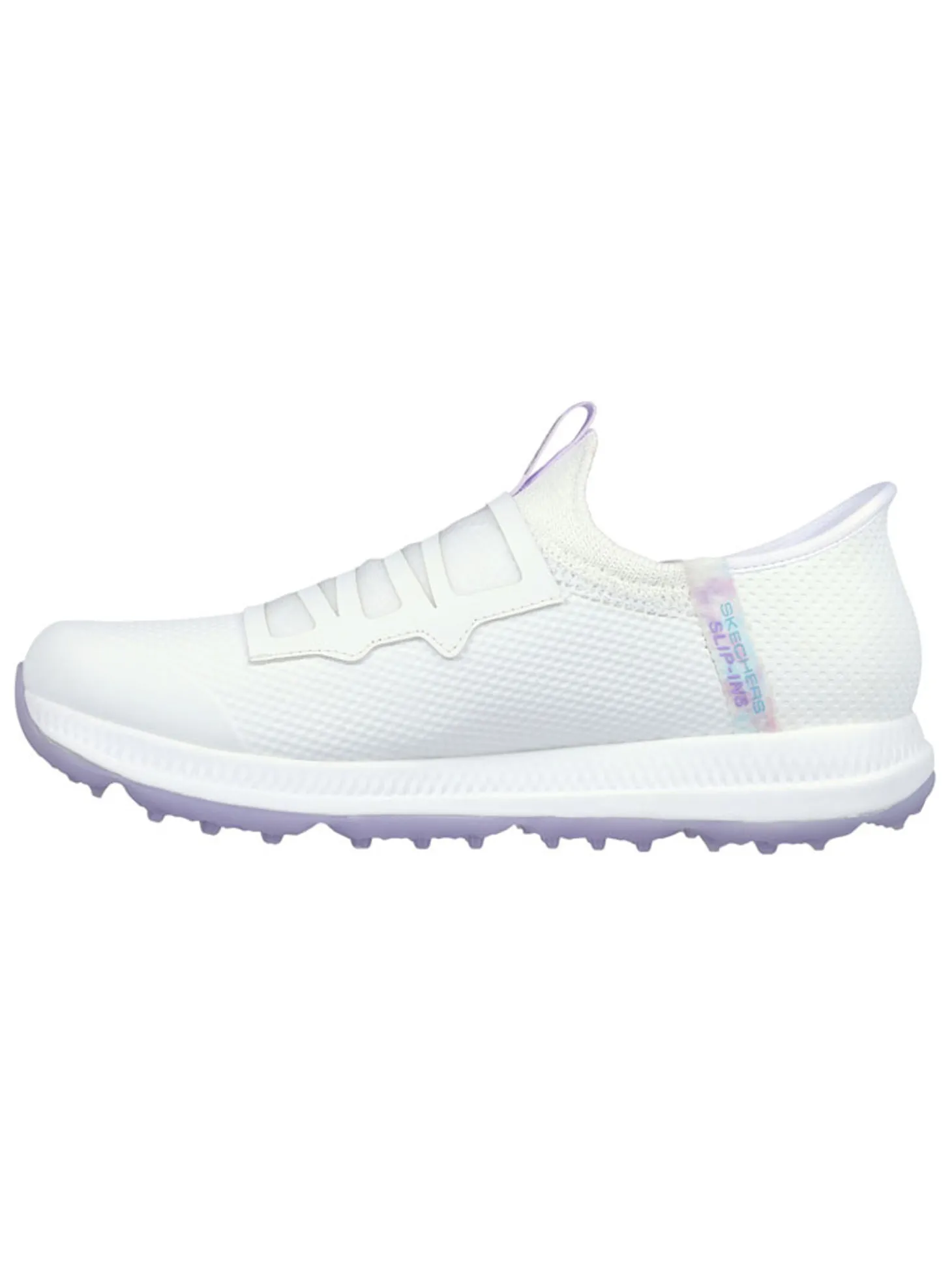 Skechers Women's GO GOLF Elite 5 Slip 'In Golf Shoes - White/Lavender