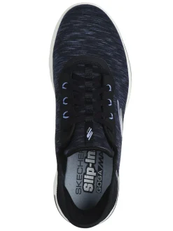 Skechers Women's GO GOLF Walk 5 Slip 'In Golf Shoes - Black/Lavender