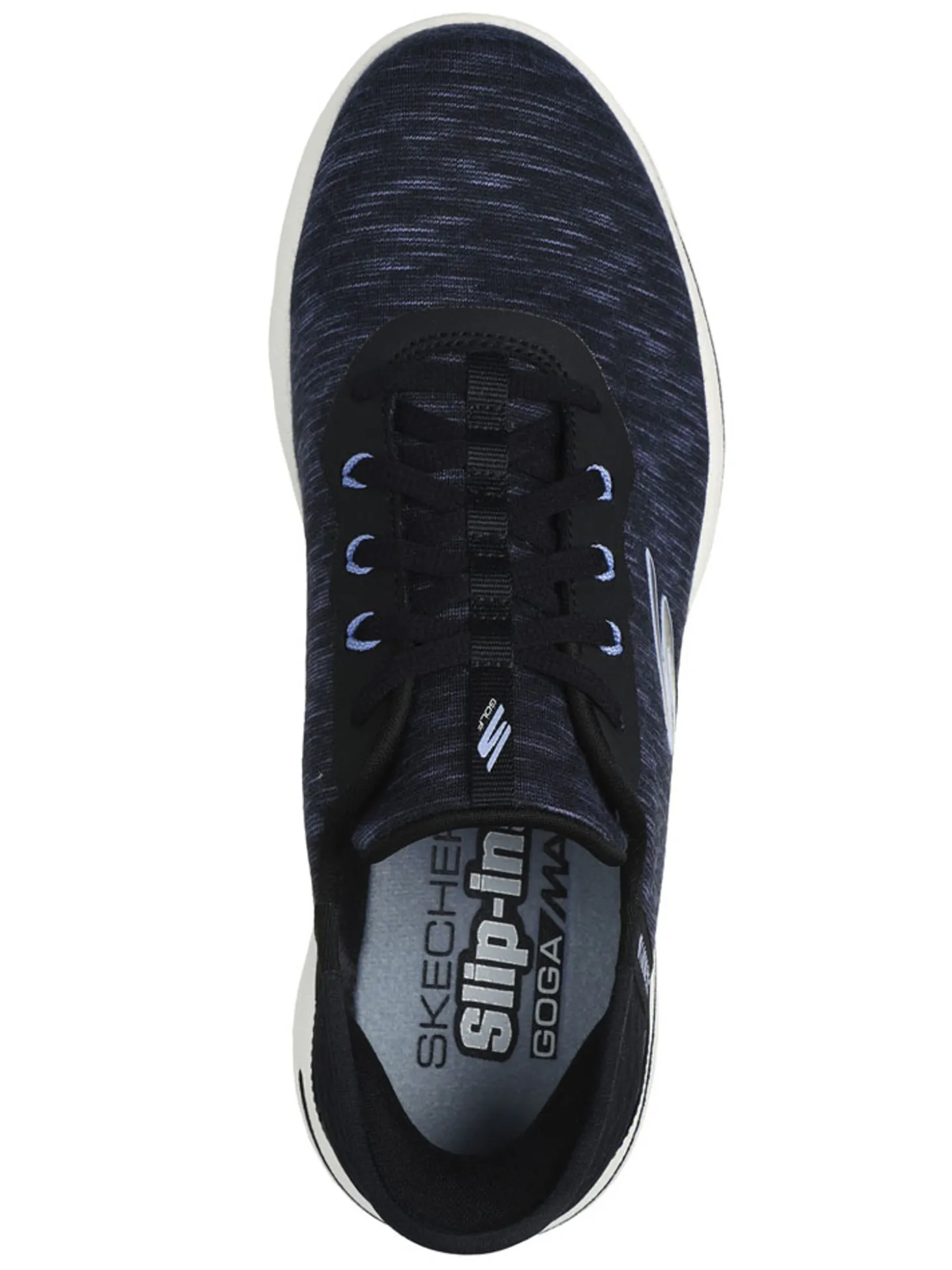 Skechers Women's GO GOLF Walk 5 Slip 'In Golf Shoes - Black/Lavender