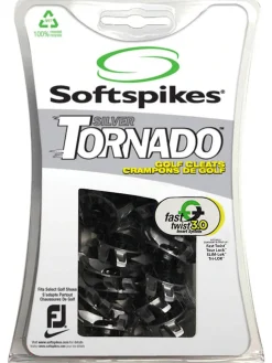 SoftSpikes Silver Tornado Golf Cleats Tour Lock