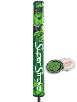 SuperStroke Tour 2.0 Marvel Putter Grip & Ball Marker- The Hulk