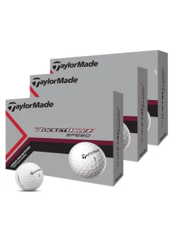 TaylorMade RocketBallz Speed 2025 Golf Balls - 3 Dozen