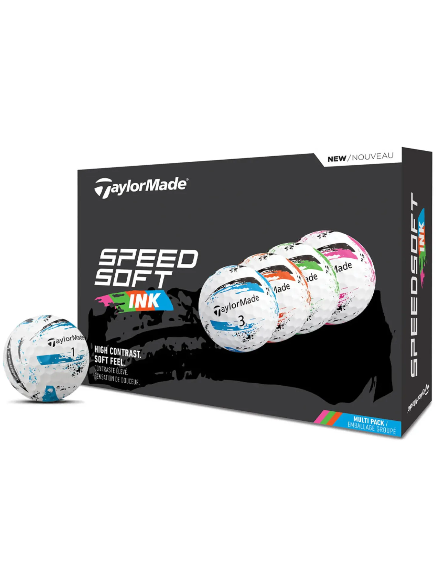 TaylorMade SpeedSoft Ink Golf Balls