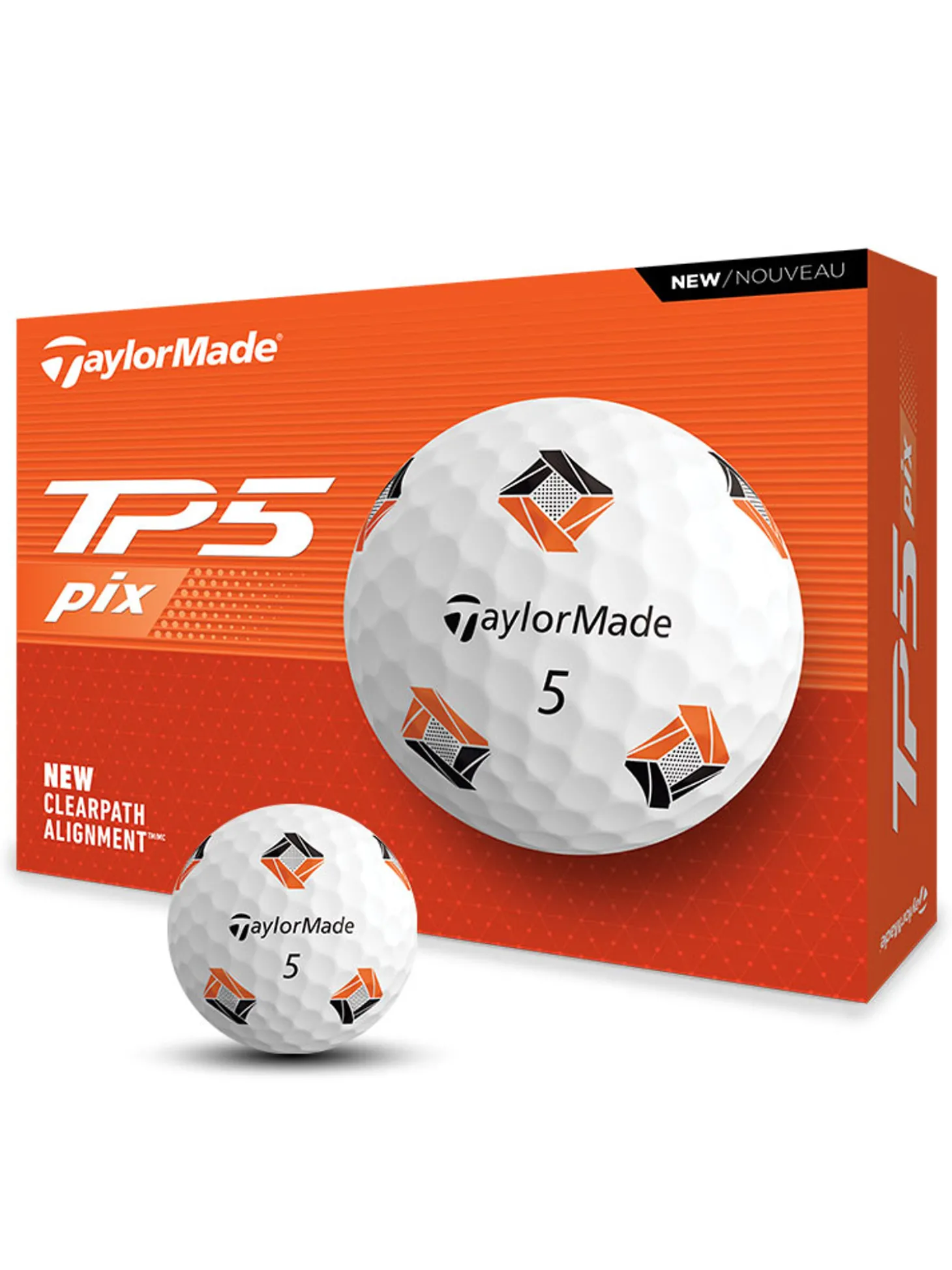 TaylorMade TP5 pix Golf Balls