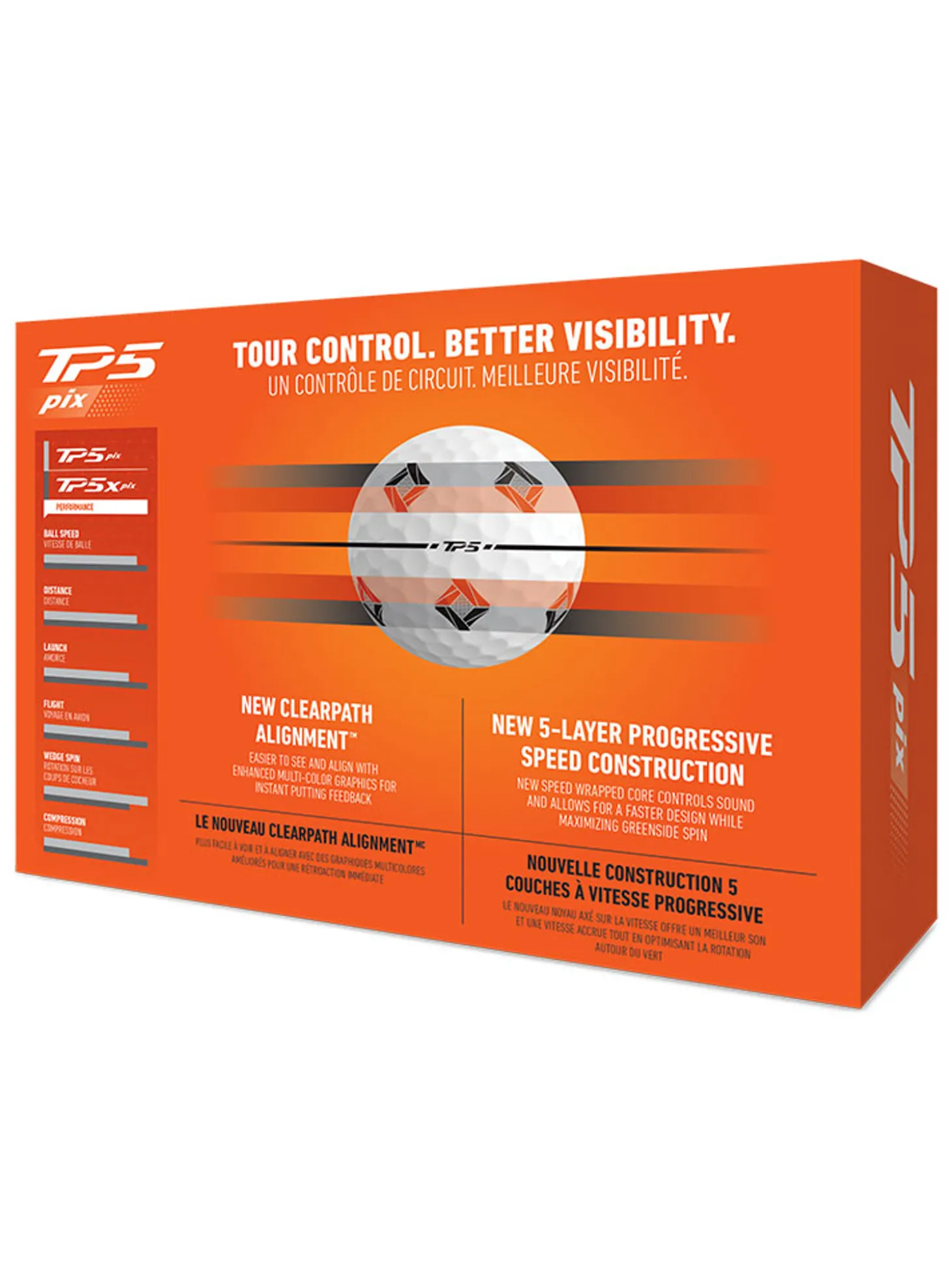 TaylorMade TP5 pix Golf Balls