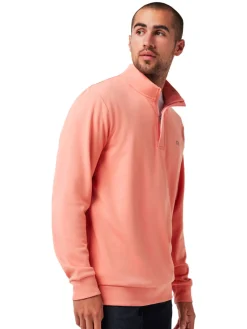 TravisMathew Cloud Quarter Zip 2.0 - Terra Cotta