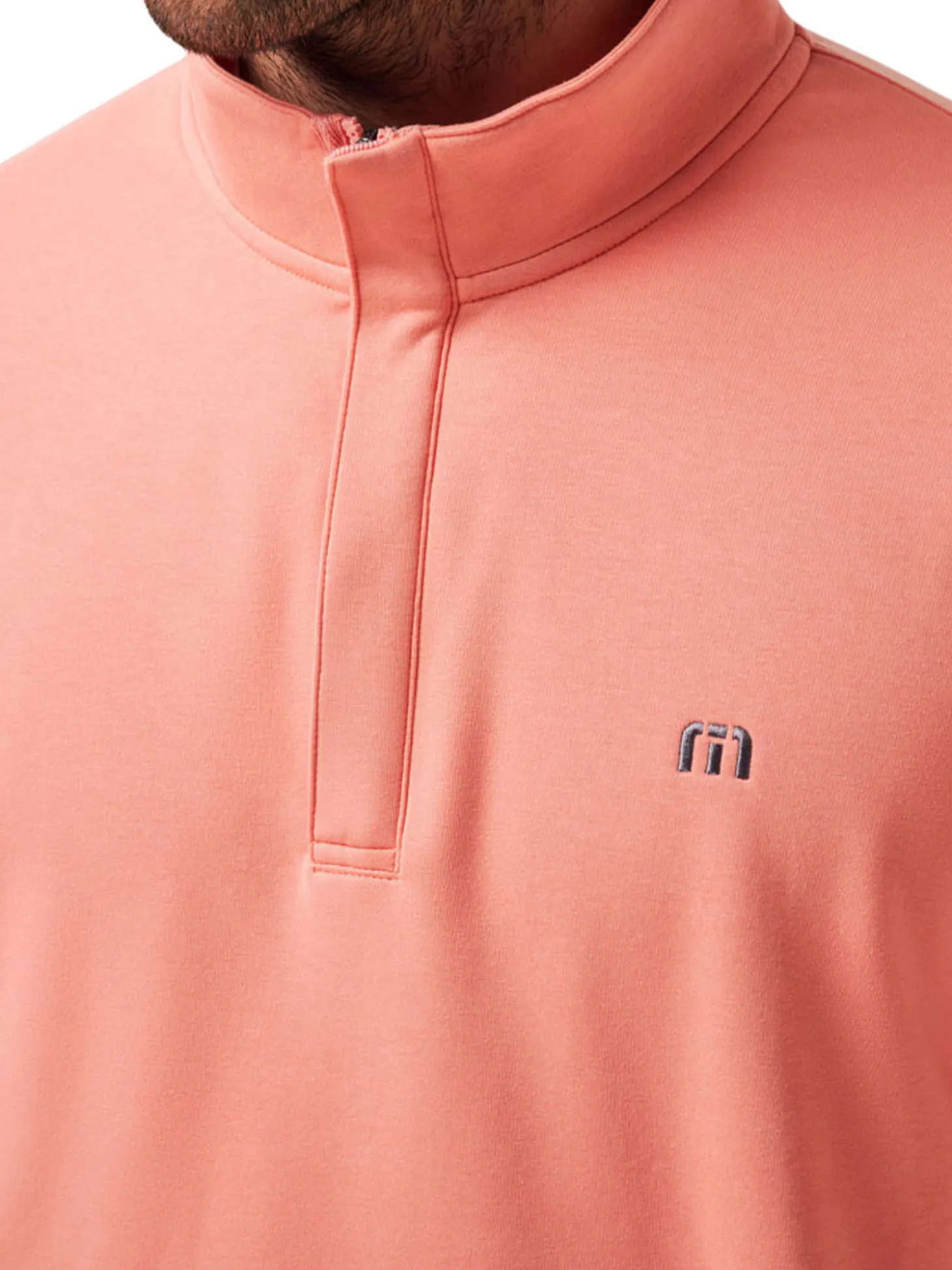 TravisMathew Cloud Quarter Zip 2.0 - Terra Cotta
