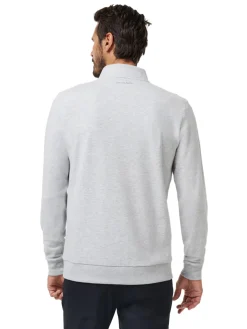 TravisMathew Cloud Quarter Zip 2.0 - Heather Light Grey