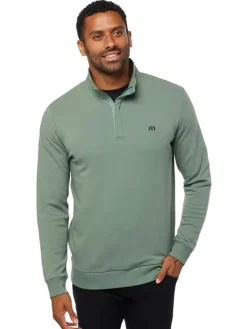 TravisMathew Cloud Quarter Zip 2.0 - Heather Balsam