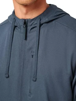 TravisMathew Deepspace Hooded Jacket - Mood Indigo/Vintage Indigo