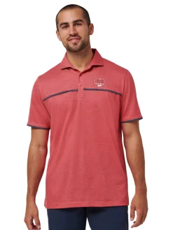 TravisMathew Featherweight OFTY Polo - Heather Azalea