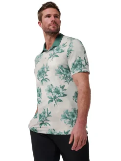 TravisMathew Featherweight Magnolia Polo - Moonbeam