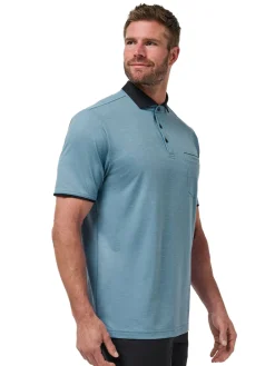 TravisMathew Featherweight Pocket Polo - Captains Blue