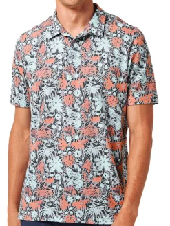 TravisMathew Featherweight Sands Polo - Heather Medium Grey