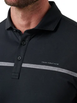 TravisMathew Flight Plan Polo - Black