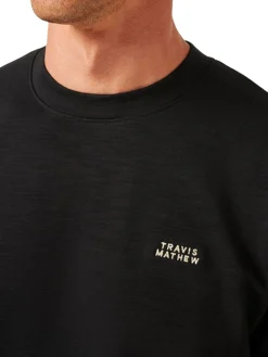 TravisMathew Man About Town Crew Neck- Black