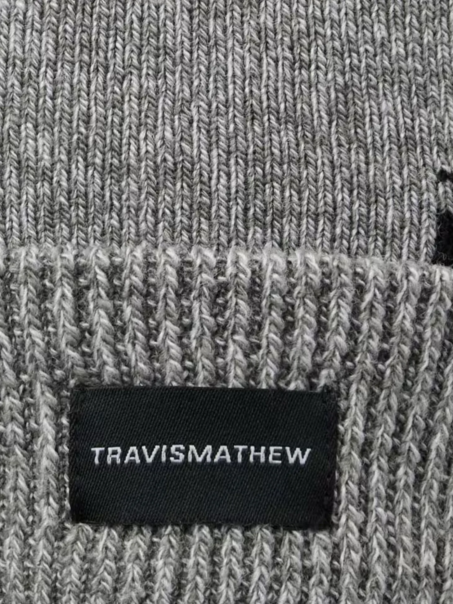 TravisMathew Mapes Beanie - Heather Grey