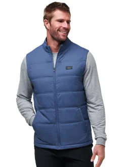 TravisMathew Palisades Puffer Vest - Navy