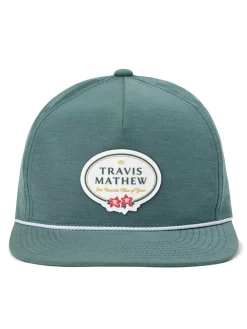 TravisMathew Patron Badge Cap - Silver Pine