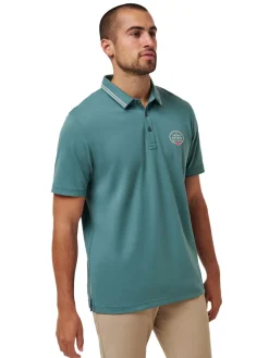 TravisMathew Patron Parade Polo - Silver Pine