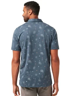 TravisMathew Quick Trip Polo - Mood Indigo/Vintage Indigo