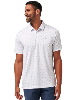 TravisMathew Saturday Night Stay Polo - White