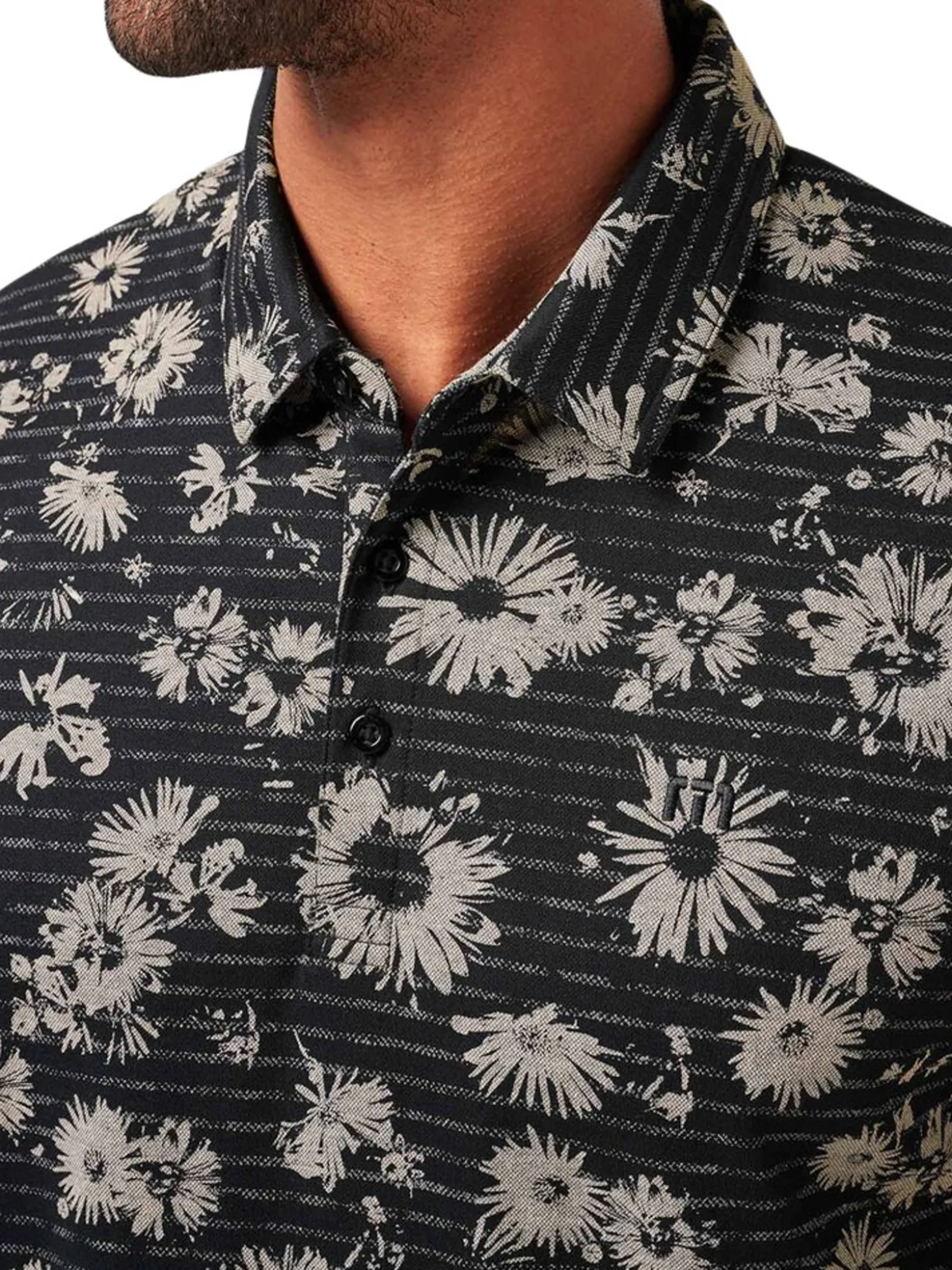 TravisMathew Shaded Grove Polo - Black